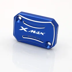 For YAMAHA XMAX X MAX 2010-2016 Front Brake Master Cylinder Fluid Reservoir Cover Cap Motorcycle Accessories CNC With Logo