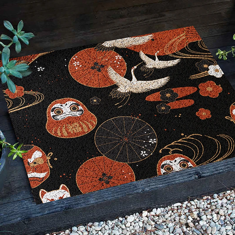 

Showa Style PVC Anti-slip Mat, Custom Size, Front Door Mat, Kitchen, Bedroom, Bath, Living Room, Hallway Entrance
