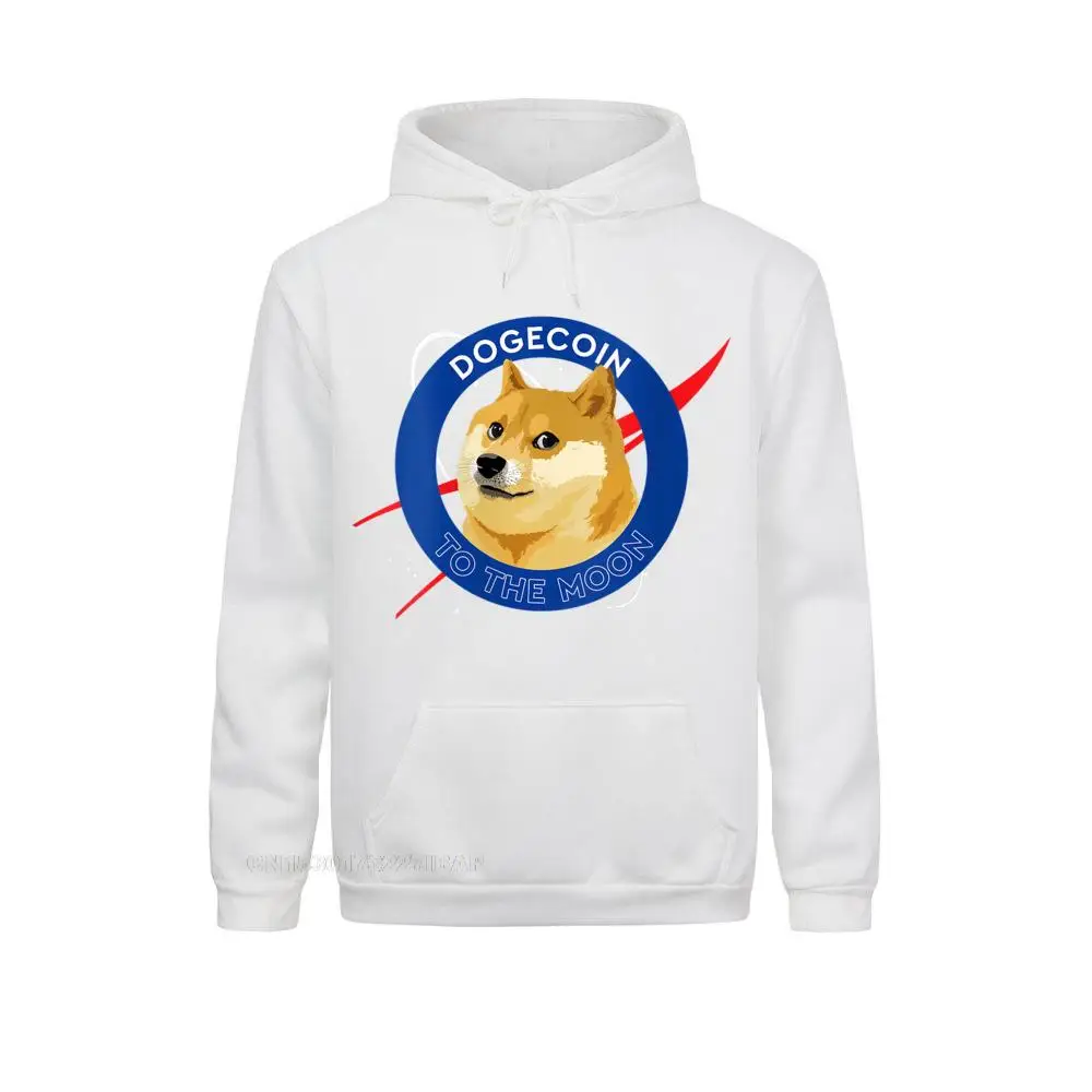 Womens Dogecoin To The Moon Funny Crypto Meme O-Neck Hoodie Sweatshirts Father Day Hoodies Discount England Hoods Slim Fit Men