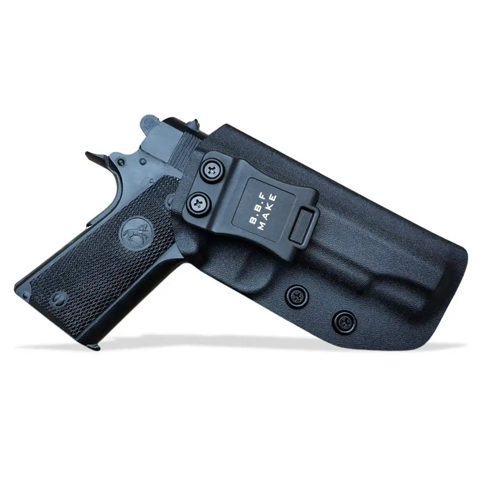 KYDEX IWB Gun Holster Colt Commander 1911 .45 9mm 4.25 / 4.5 Inch PT1911 Pistol Case Waistband Inside Carry Concealed Holster