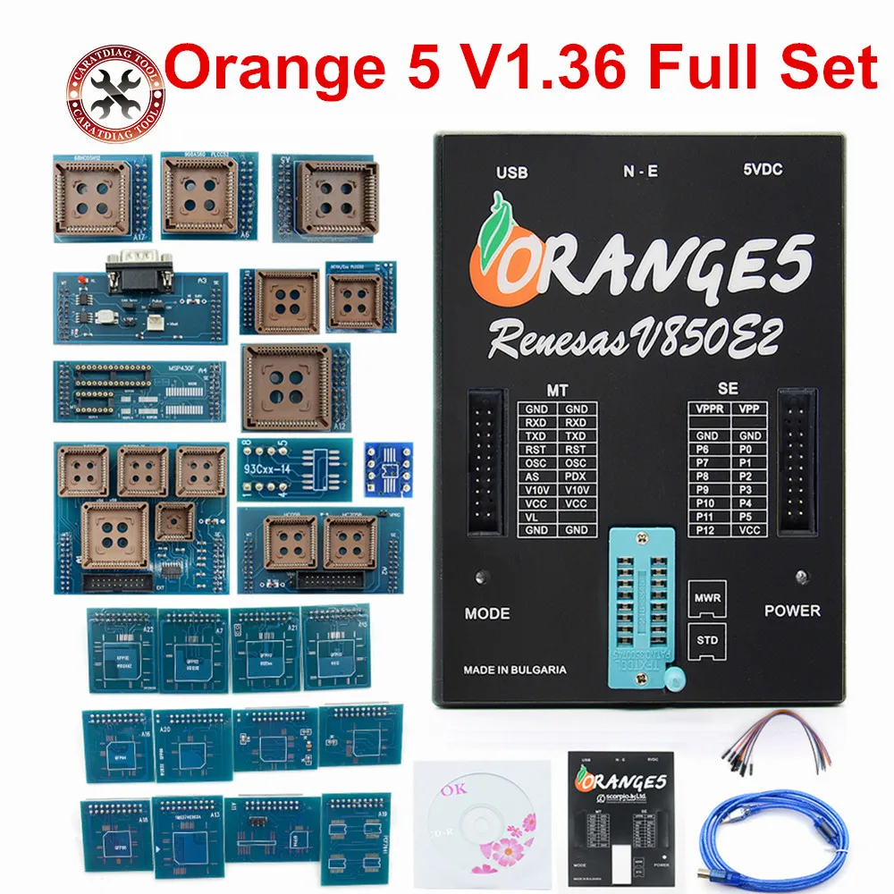 2023 Newest orange5 programmer with full adapters ORANGE 5 Professional Programming Devic and software V1.36