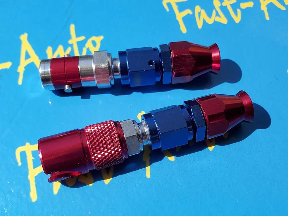 AN 3 AN3 Brake Fluid Quick Release disconnect Connector Adapter with 2pcs 3an adaptor for ptfe brake hose line Fitting