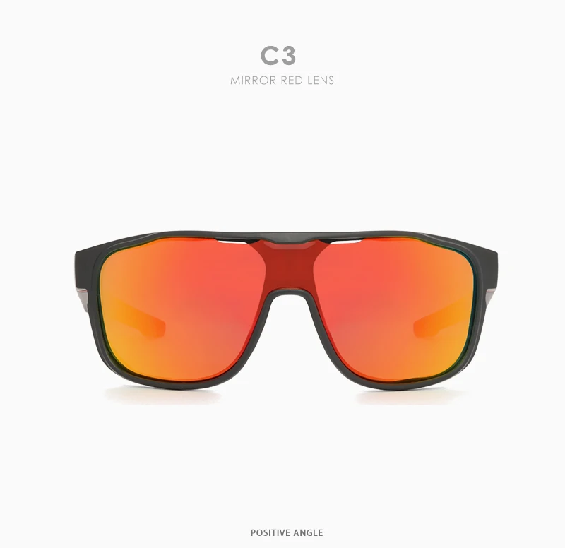 KDEAM reduziert Windage, polarisierte Herren-Sonnenbrille, Sport-Einteiler, mehrschichtige Beschichtungsbrille, Spiegel, Kategorie 3 – Detail 13