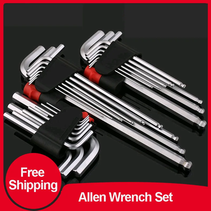 

Allen Wrench Set Screwdriver Inside Hexagonal Wrench Special Long Medium Length S2 Hardened