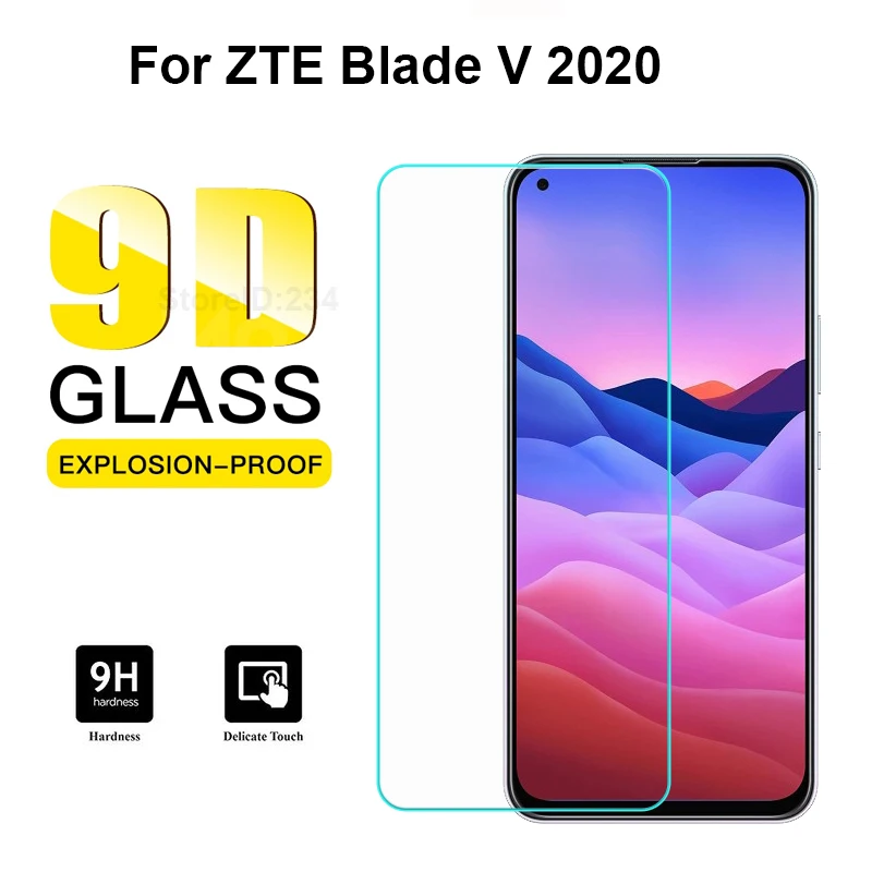 

For ZTE Blade V 2020 Tempered Glass Original Protective Film Screen Protector for Vidrio ZTE Blade V2020 Smart V2021 Glass Cover