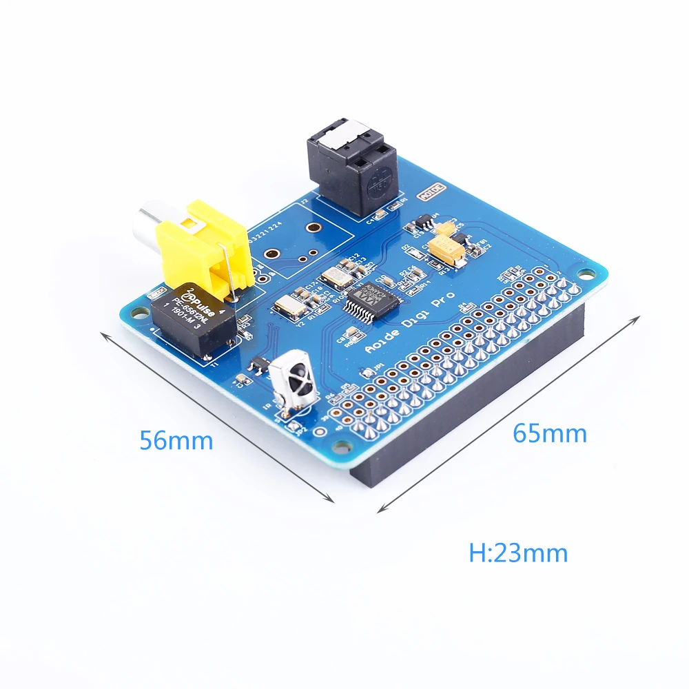 AOIDE-tarjeta de sonido Digital HIFI DiGi Pro para Raspberry Pi DC 3,3 V, módulo amplificador IIS