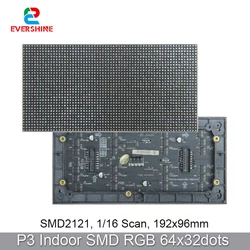 3mm Pitch P3 SMD2121 64x32Pixels RGB Full Color Indoor LED Matrix Module Advertising Display Screen