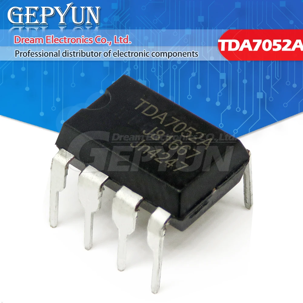 10PCS TDA7052A DIP-8 TDA7052 DIP 7052A DIP8