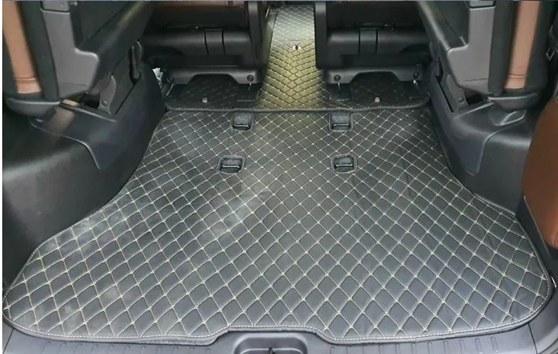 High quality! Custom full set car floor mats for Right Hand Drive Nissan Serena E-power C27 2022-2018 7 8 seats durable carpets