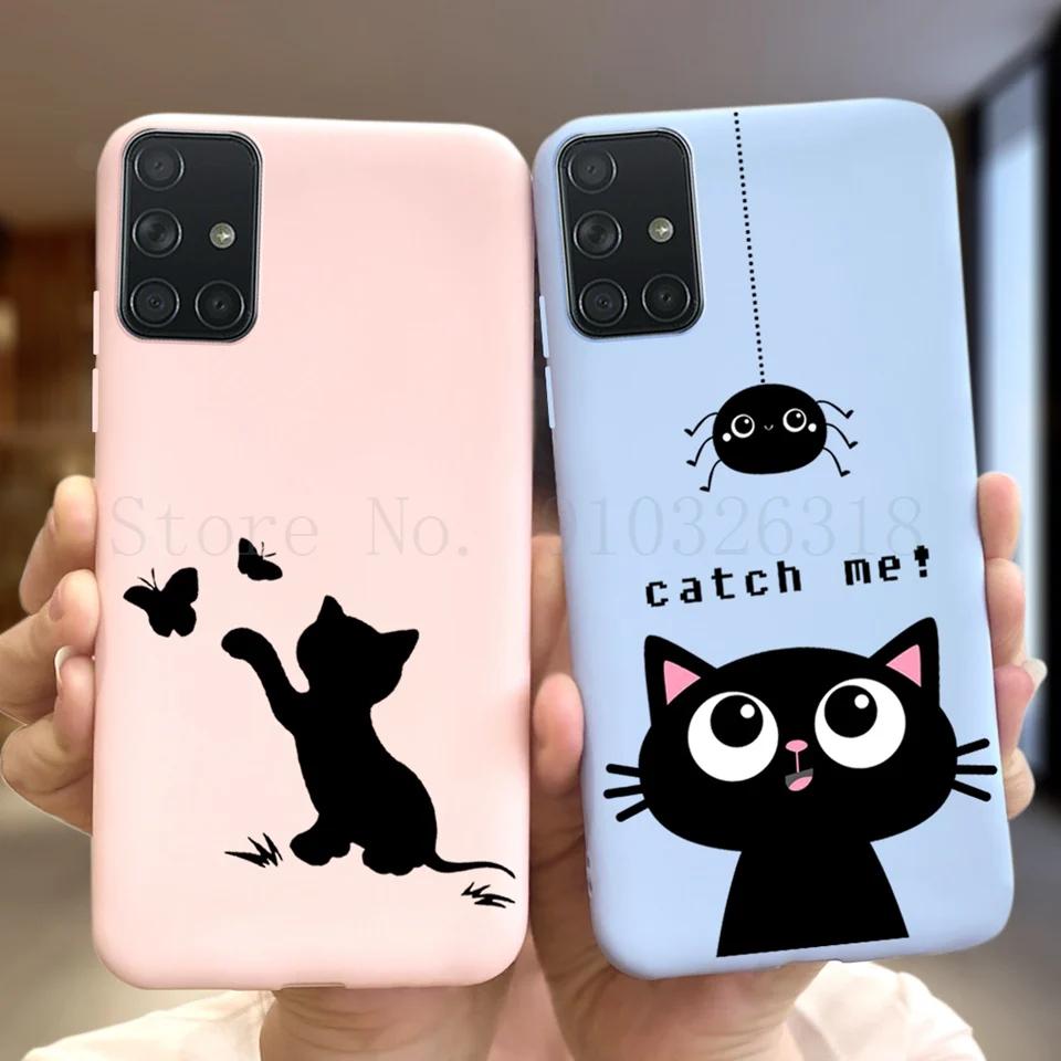 

Couple Soft Silicone Phone Case For Samsung Galaxy M31s SM-M317F M 31s Cat Dog Cute Back Cover For Samsung M31s M 31 S Bumper