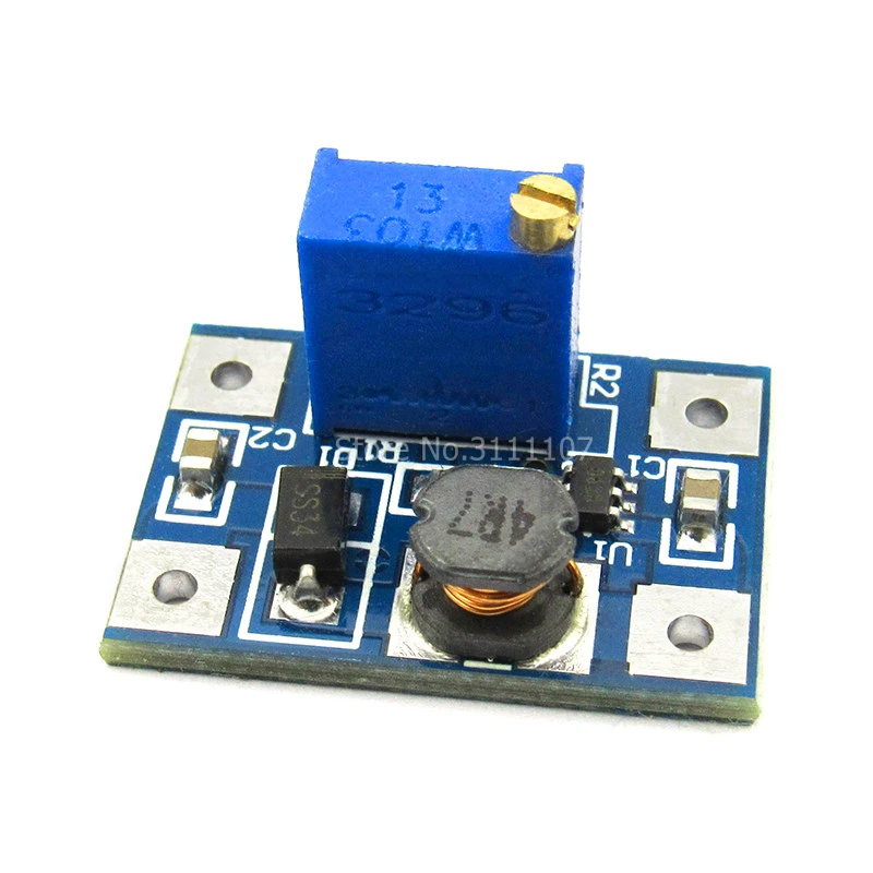 DC-DC SX1308 2-24V to 2-28V 2A Step-UP Adjustable Power Module Step Up Boost Converter for DIY Kit