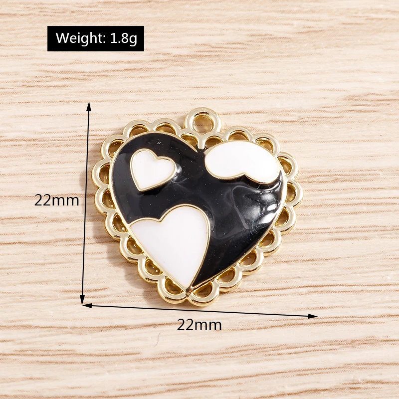 5 Stück 12 x 13 mm niedliche Perlen-Bowknot-Charms für Schmuckherstellung, Damenmode, Tropfen-Ohrringe, Anhänger, Halsketten, DIY-Armband, Basteln, Geschenk – Detail 35
