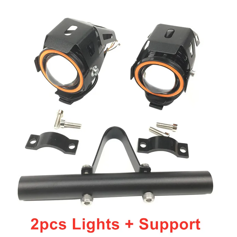 Dual Eagle Eye Headlights Mounted on Crossbar