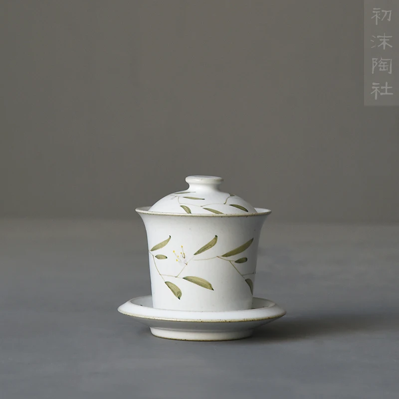 ★of the jingdezhen ceramic tureen manual coarse pottery only three tureen scrub tureen coarse pottery making tea