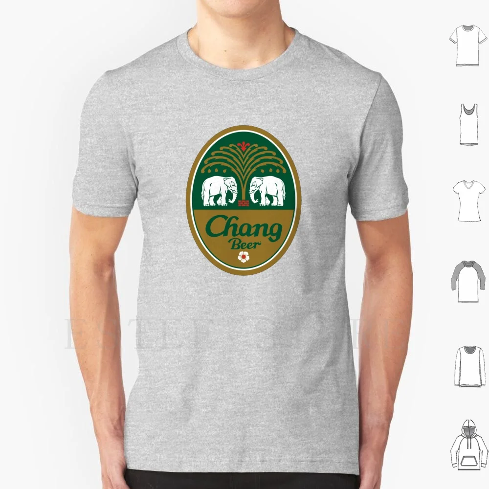 Camiseta de mercancía Chang Bear para hombre, algodón 6xl, cerveza Chang Chang, cerveza Chang, cosas de cerveza Chang, cerveza Chang Chang Chang