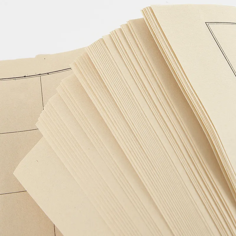 34*138Cm Rijstpapier Seal Script Kalligrafie Deelnemen Speciale Halve Rijp Xuan Papier Chinese Rijstpapier Met grids Rijstpapier