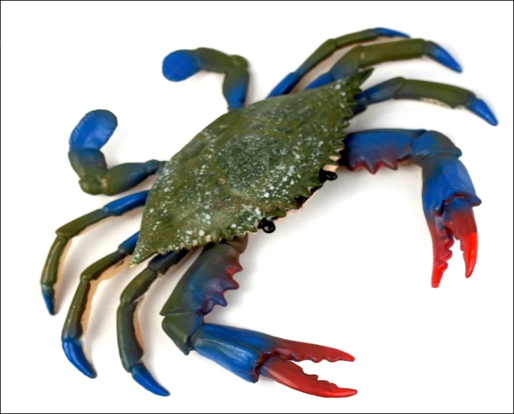 Simulation Marine Animal Swimming Crab Crab Model Toy Seafood Bottom World Lobster Solid Child Cognitive Gift 2021