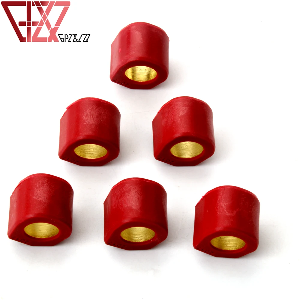 6pc Racing Roller Set Weight 9gram 11gram 13gram 15gram 20x17mm For Piaggio Hexagon 125 LX LXT GTX Runner X9 180 Scooter Engine