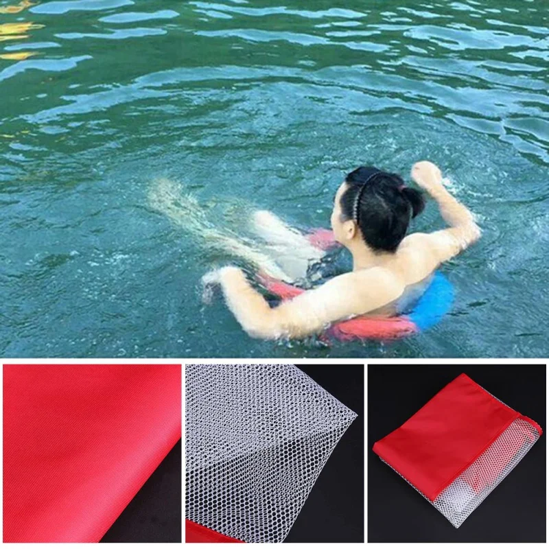 Summer Swimming Net Chair Foldable Floating Row PVC Pool Mattresses Lightweight Beach Water Sport Lounger Chair