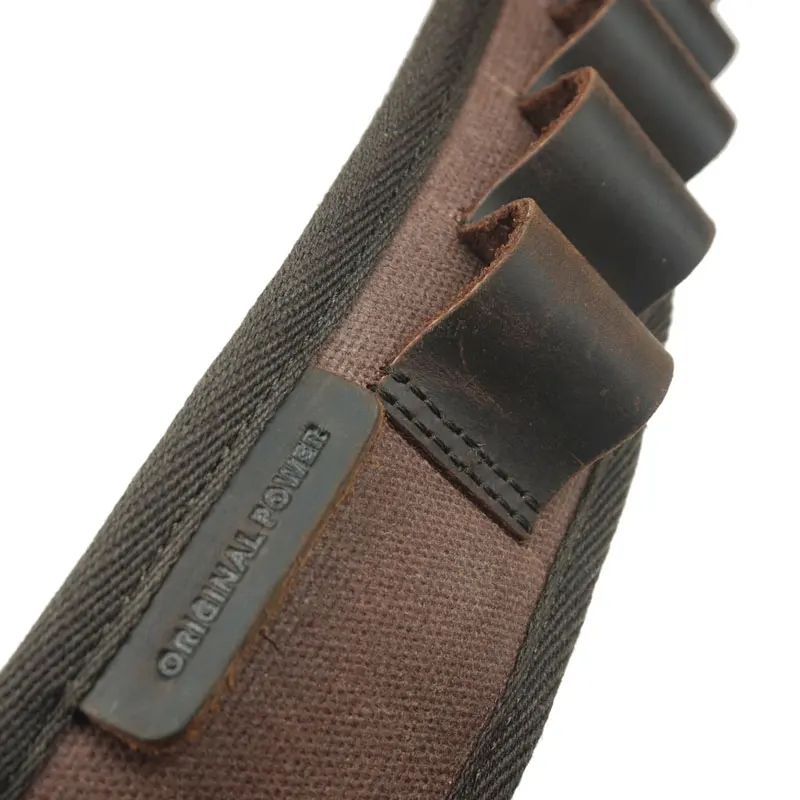 Leather Rifle Sling Shoulder Padding Tactical Strap And Shotgun Gun Buttstock Ammo Shell Holder For 5pcs 12 Gauge