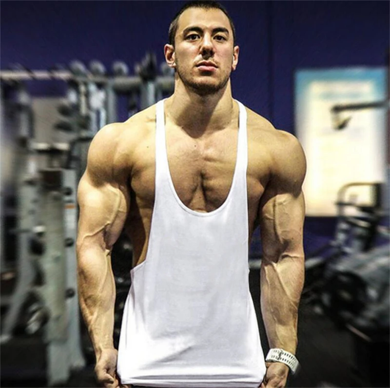 Professional Brand Vest Bodybuilding Clothing Fitness Mens Stringer Gym Tank Top Men Sleeveless Shirt Muscle Singlets