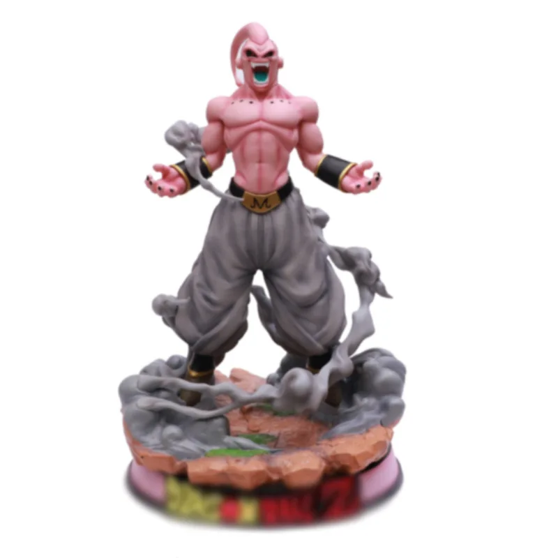 Dragon Ball Z Big Size Buu GK Statue Anime Majin Buu Battle Ver. PVC Action Figure Collection Model Kids Toys Doll Gift 46cm