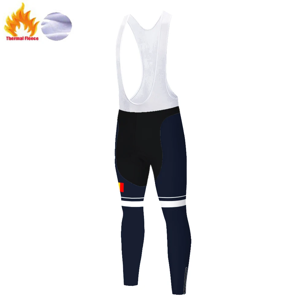 2023 france Winter Thermal Fleece calca ciclismo masculina com gel mtb pants cuissard long cyclisme homme hiver брюки женские