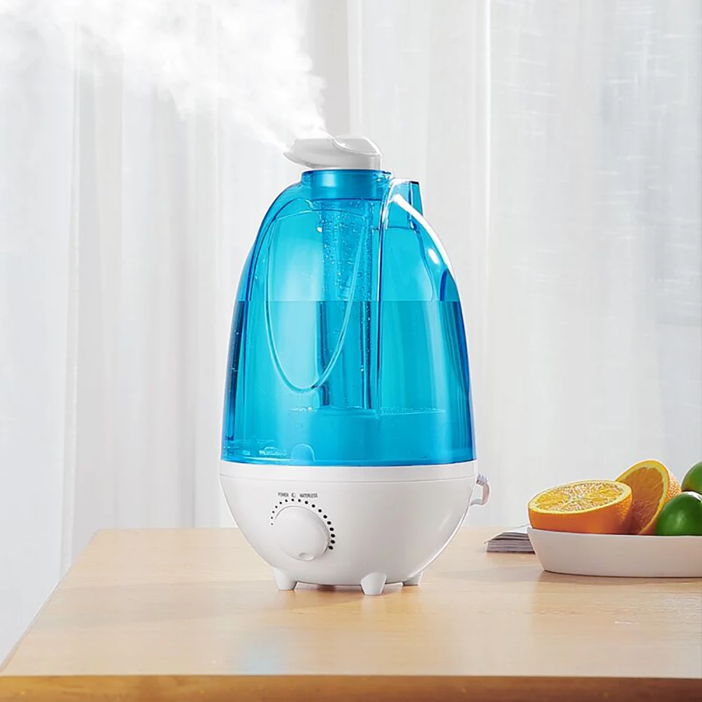 Ultrasonic Air Humidifier Mini Aroma Humidifier Air Purifier With LED Lamp 4L Humidifier Portable Mist Maker For Home Office