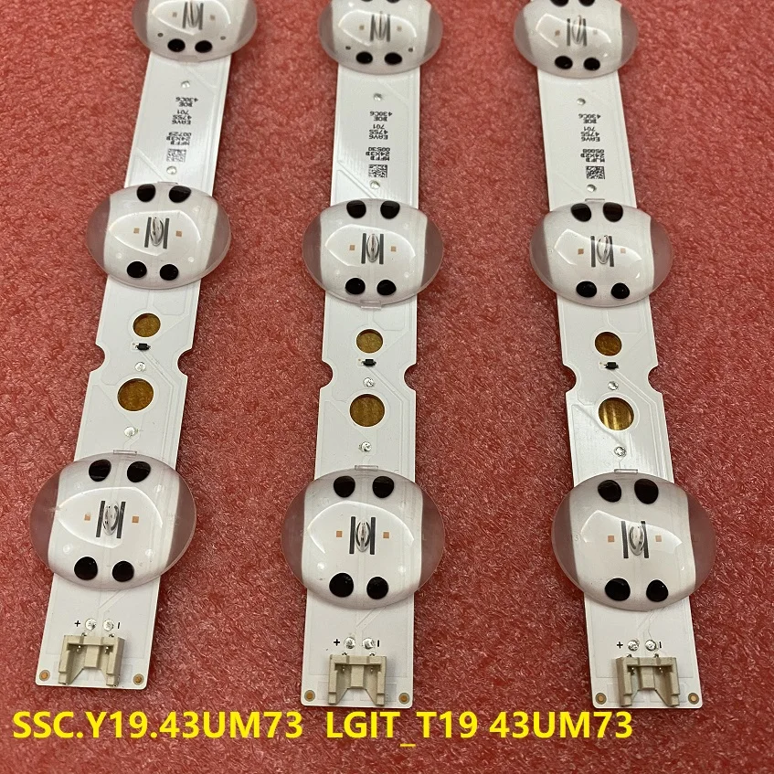 3 sztuk/zestaw podświetlenie LED do telewizora 43 um4390plc 43 um74006lb 43 um7450pla 43 um7390plc 43 um7400plb 43 um7300psa SSC.Y19. 443 um73