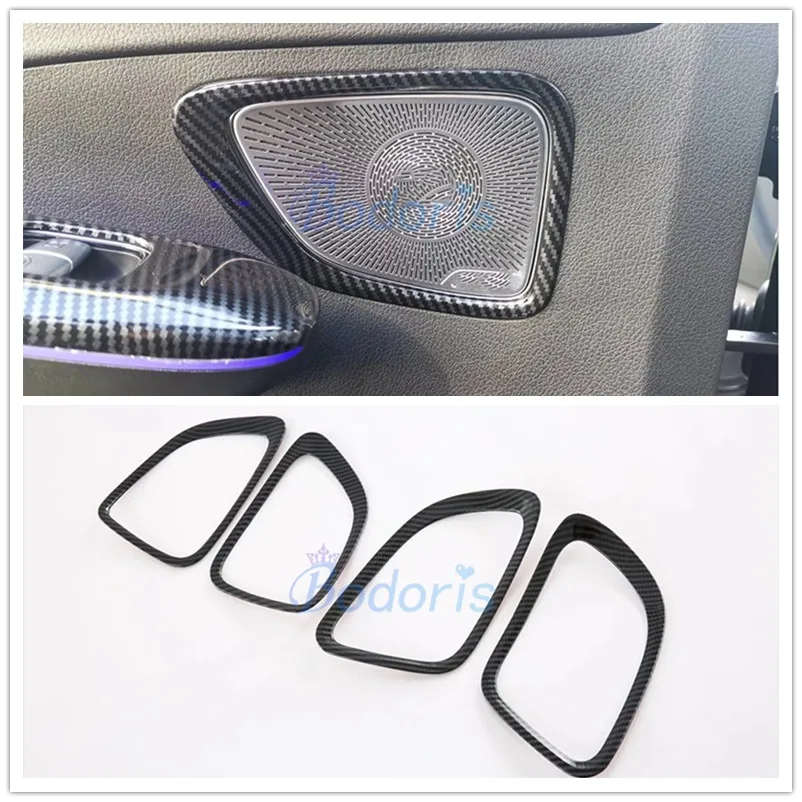 For Mercedes Benz C Class W206 C180 C200 C300 2022 2021 Door Speaker Cover Audio Loudspeaker Outlet Trim Auto Interior Accessory