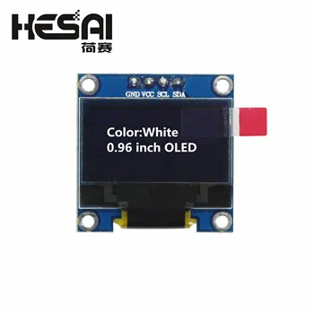 Módulo de pantalla OLED amarillo azul/azul/blanco de 0,96 pulgadas 128X64 0,96 IIC comunicarse para arduino DIY Kit