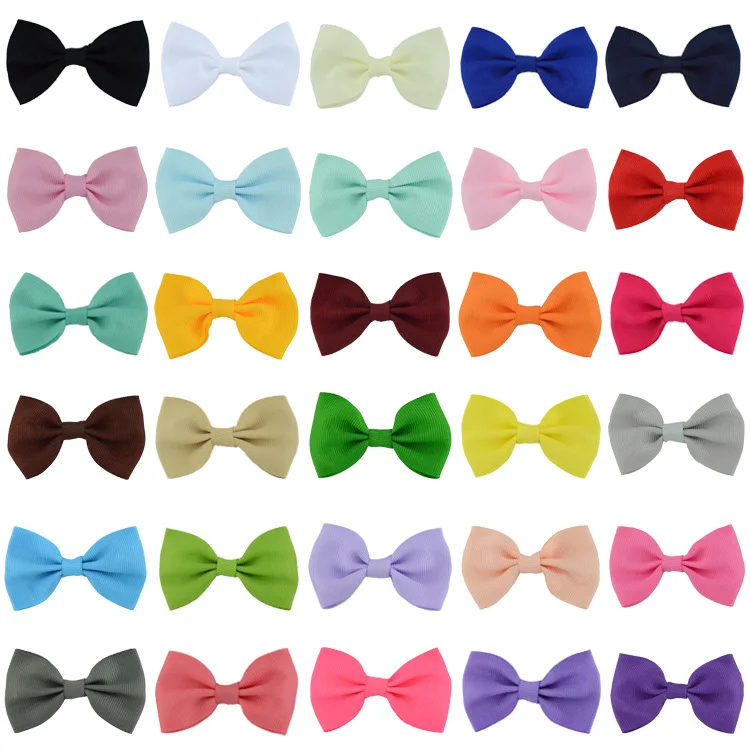 

20 Pcs/lot Girls Hairbow Children DIY Hair Clips Kids Newborn Headband Girls Hair Bows DIY Clips Hair Accessories Ties