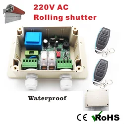 220V AC Roller Shutter Control Board/ motherboard for Garage Door Universal with 10 remote controls optional