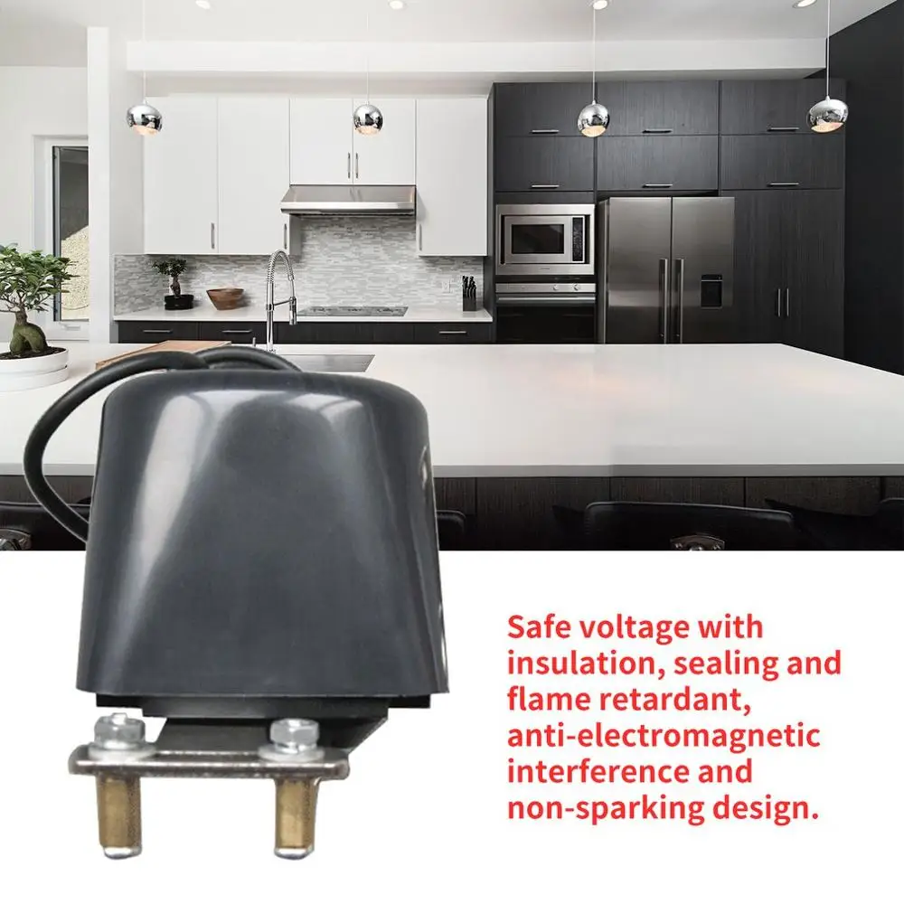 DC8V-DC16V Automatic Manipulator Shut Off Valve For Alarm Shutoff Gas Water Pipeline Security Device For Kitchen & Bathroom