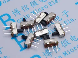 10-100pcs SS12D00 Interruptor on-off mini Slide Switch 3pin 1P2T 2 Position High quality toggle switch Handle length:4MM