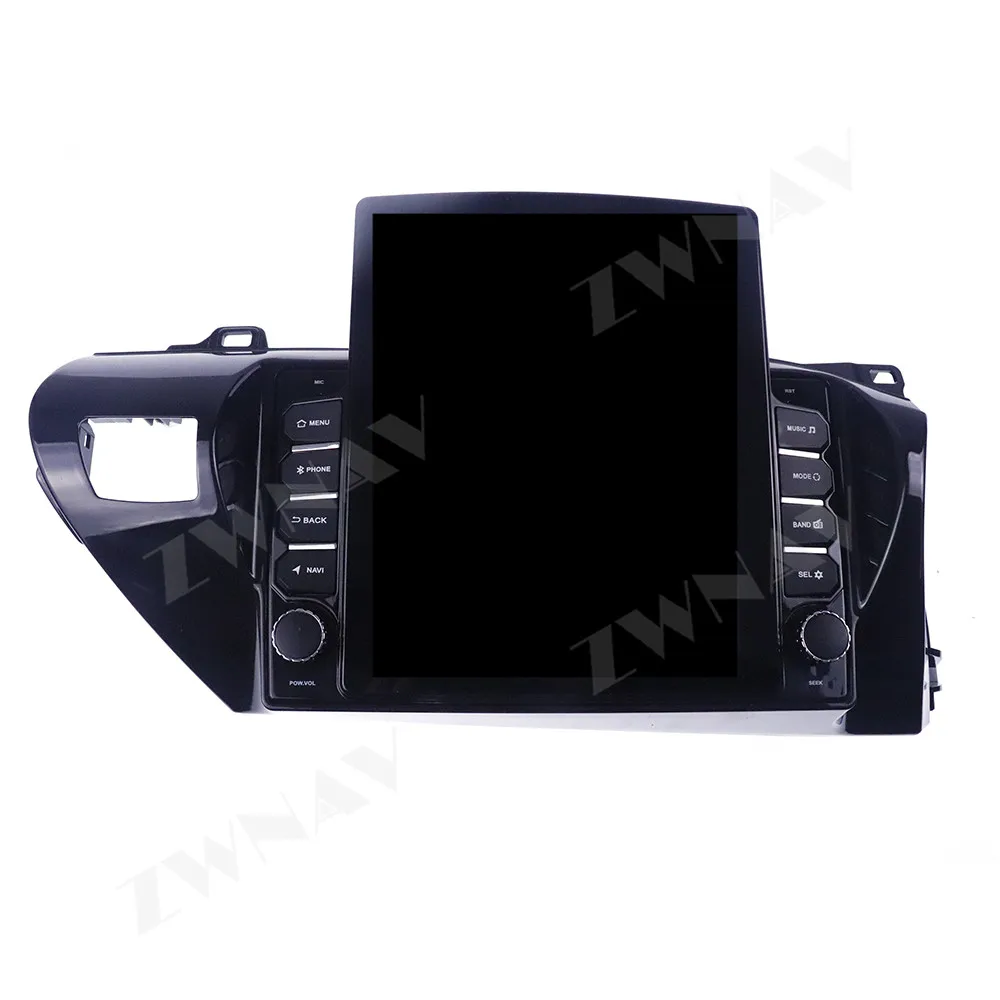 Android 10 4+64G Car DVD Player Auto Radio Multimedia Head Unit Tesla Screen For Toyota Hilux RHD 2015 2016 2017 2018- 2020 Navi