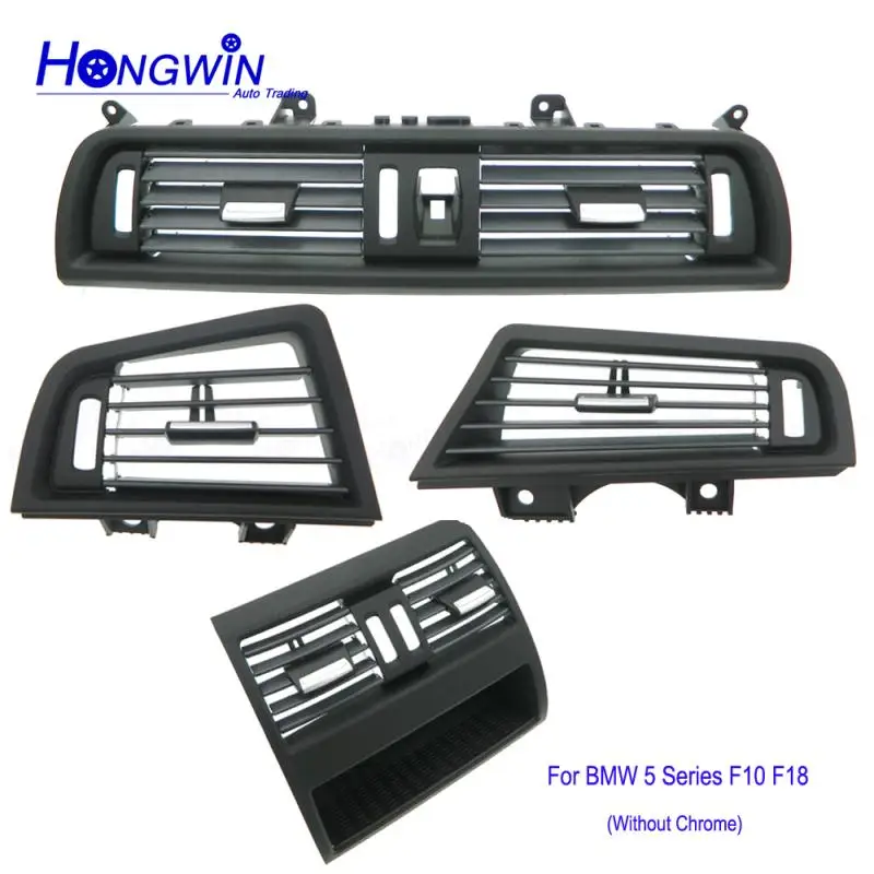 

LHD Left handle Drive Front Row Wind Left Center Right Air Conditioning Vent Outlet Panel Chrome Plate For BMW 5 Series F10 F18