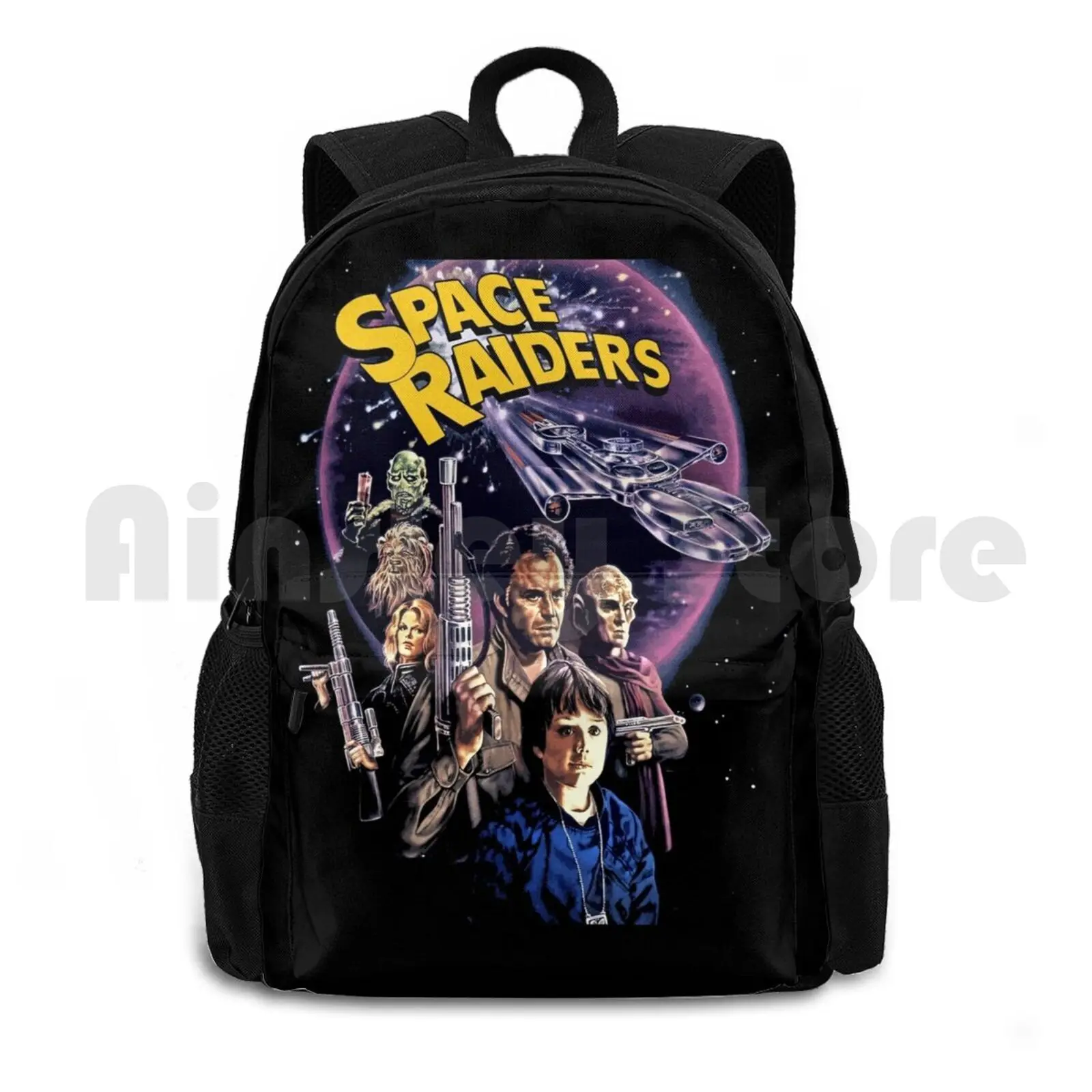 

Space Raiders Outdoor Hiking Backpack Riding Climbing Sports Bag Sci Fi Science Fiction Vintage Sci Fi 80s 80s Movies Cult