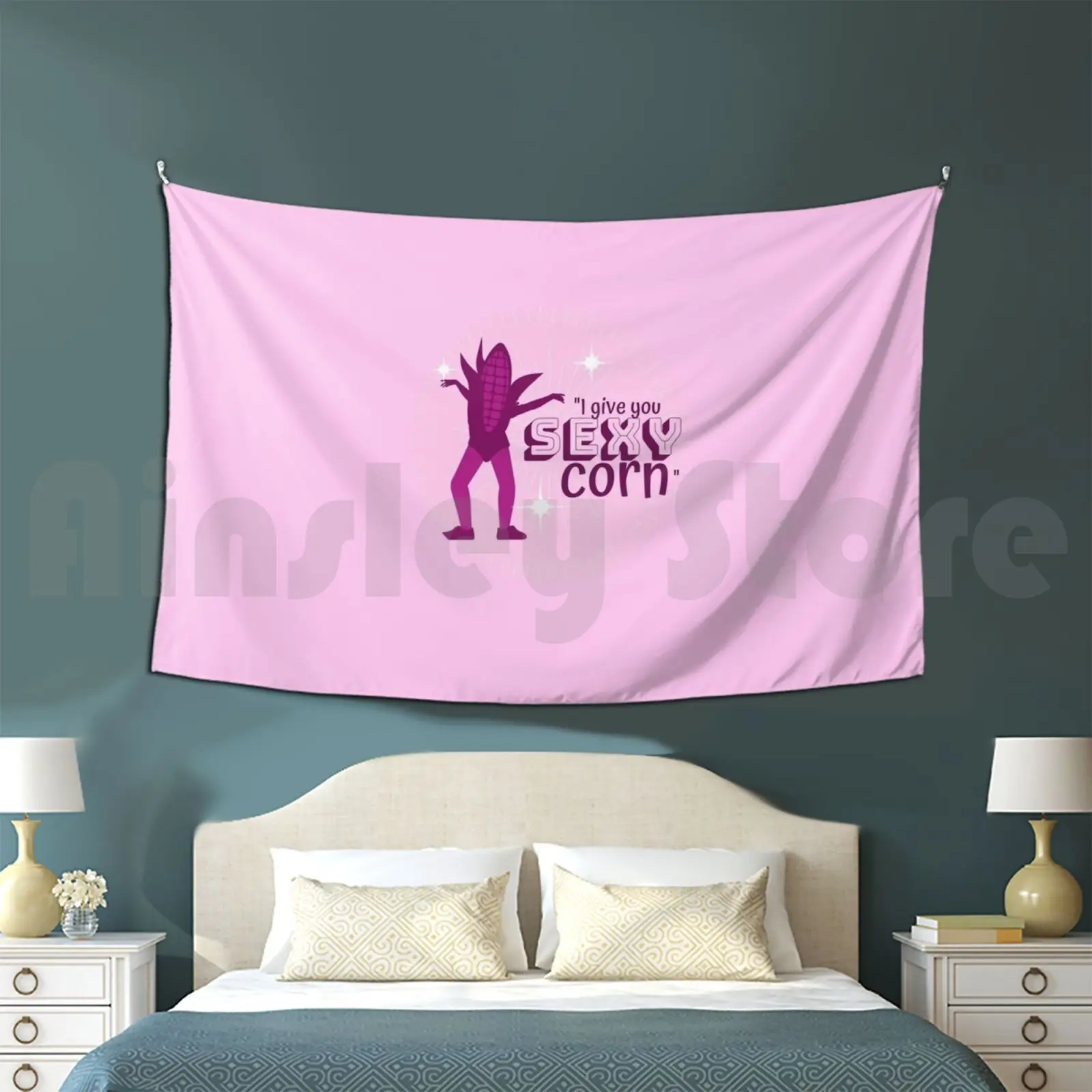 Sexy Corn Customized Tapestry Mean Girls Mean Girls Broadway Sexy Corn Karen Broadway Theatre Theater