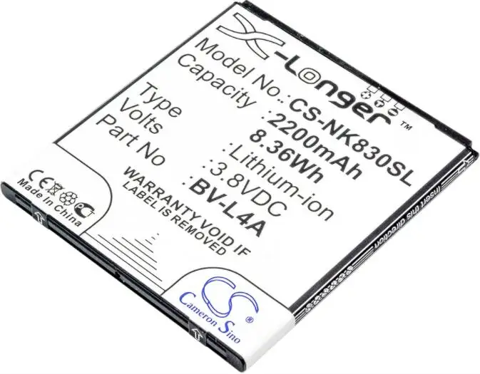 cameron sino 2200mah battery for MICROSOFT Lumia 540 Lumia 540 Dual SIM Lumia 830 RM-983 RM-984 RM-985 for NOKIA RM-1141 Tesla