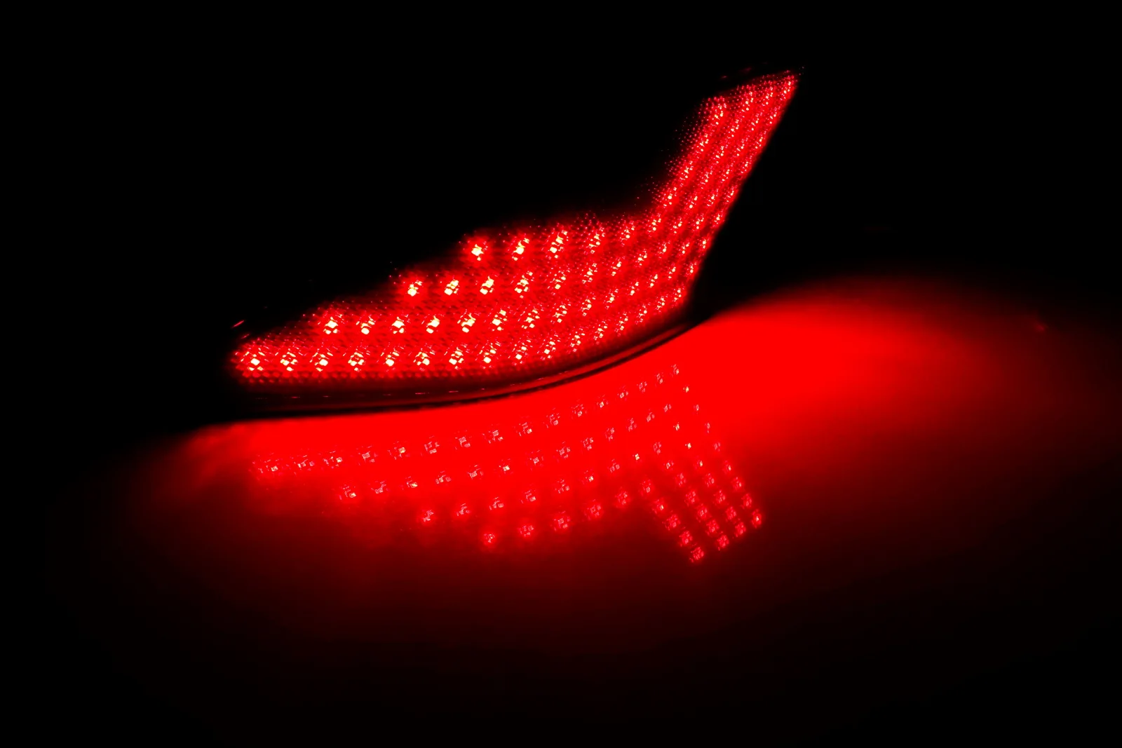 2x Rear Bumper Reflector LED Brake Light For Lexus IS 250 300h MK III XE30 2014+