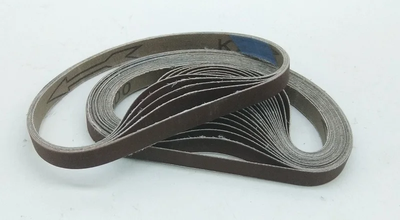 

New 50pcs 330*10mm Abrasive Sanding Belts Bands P80 P60 P120 P180 P240 on Air Belt Sander for Weld Surface Conditioning