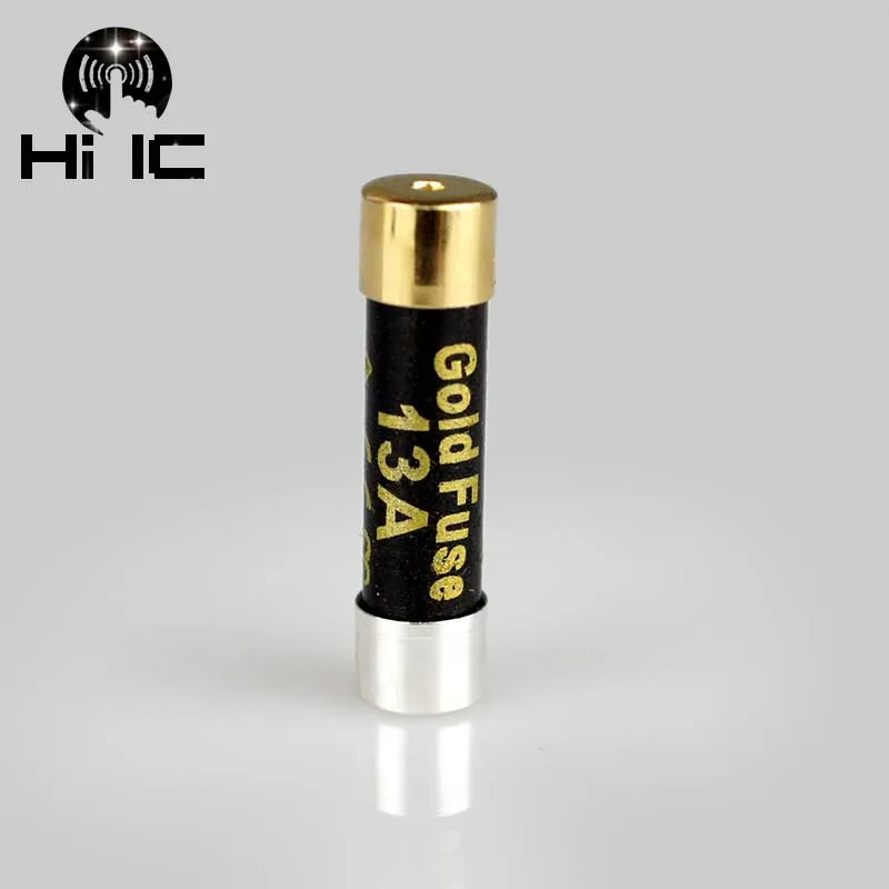 1PCS 6*25MM 13A HIFI Silver alloy Fuse /Nano Fuse CD Audio Amplifier Tube Amp Fuse  250VT Slow Blow Fuse British Standard UK