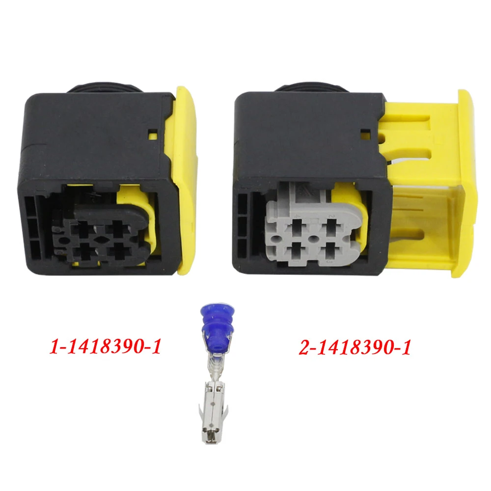 

4 Pin Automotive Sensor Controls Harness Connector Plug with Terminal 2-1418390-1 & 1-1418390-1