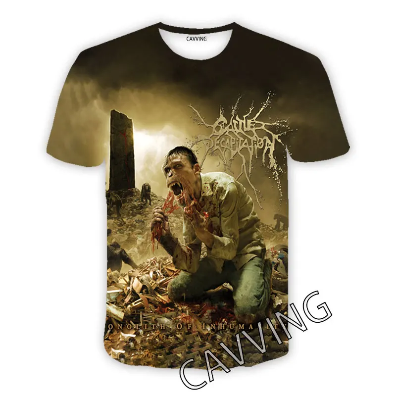 CAVVING 3D Printed  Cattle Decapitation  Casual T-shirts  Hip Hop Tee Shirts Harajuku Styles Tops Clothing for Men/women