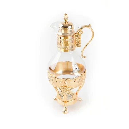 The fashionable and gorgeous embroidery base is handmade by Turkish gold and silver hot pot and Turkish gold and silver urn