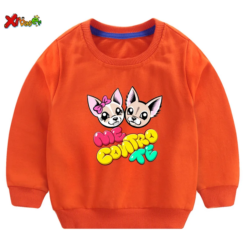 

toddler girl sweatshirt cute baby Girls Hoodies Cartoon me contro te girl Kids Long Sleeves Pink Hoodies Kids Black Hoodies top