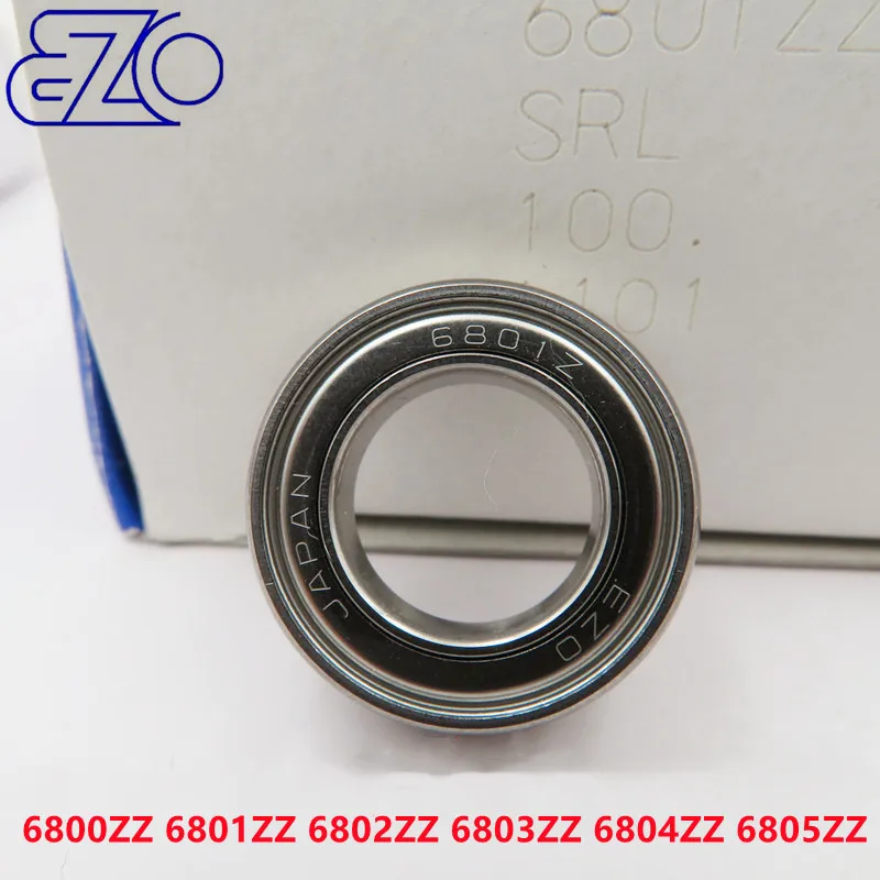 

10pcs JAPAN EZO Bearing 6800 6801 6802 6803 6804 6805 ZZ 10x19x5 12x21x5 15x24x5 17x26x5 20x32x7 mm Deep Groove Ball Bearings