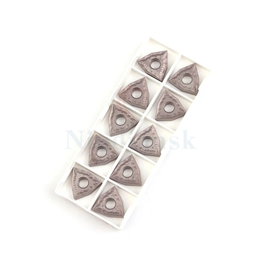Di alta qualità WNMG080404-MT LF90 WNMG080408- MT LF90 Cermet inserti in Metallo Duro inserti tornio CNC utensili di tornitura, Per La Finitura di Lavorazione