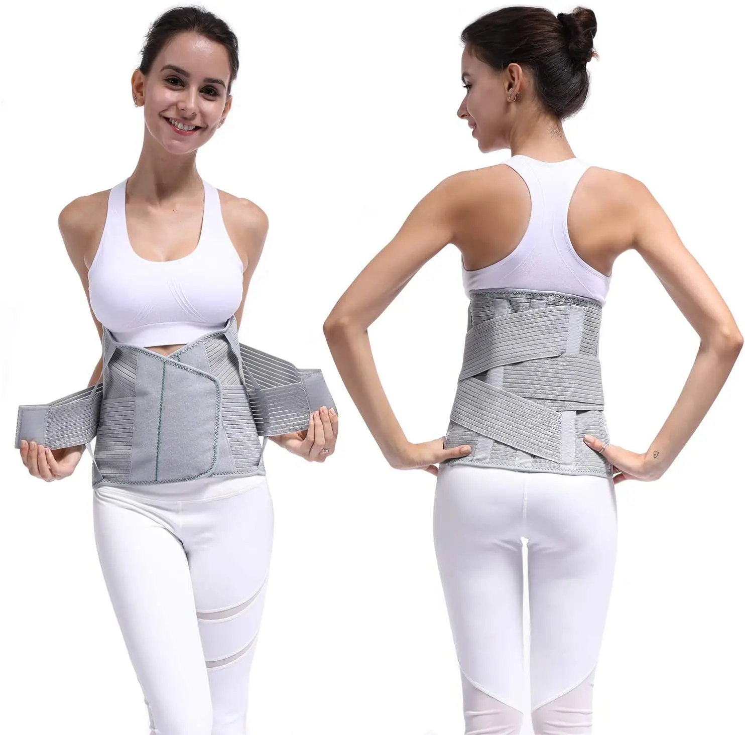 HKJD Medical High Back Brace Waist Belt Spine Support Men Women Belts Breathable Lumbar Corset Orthopedic Back Support